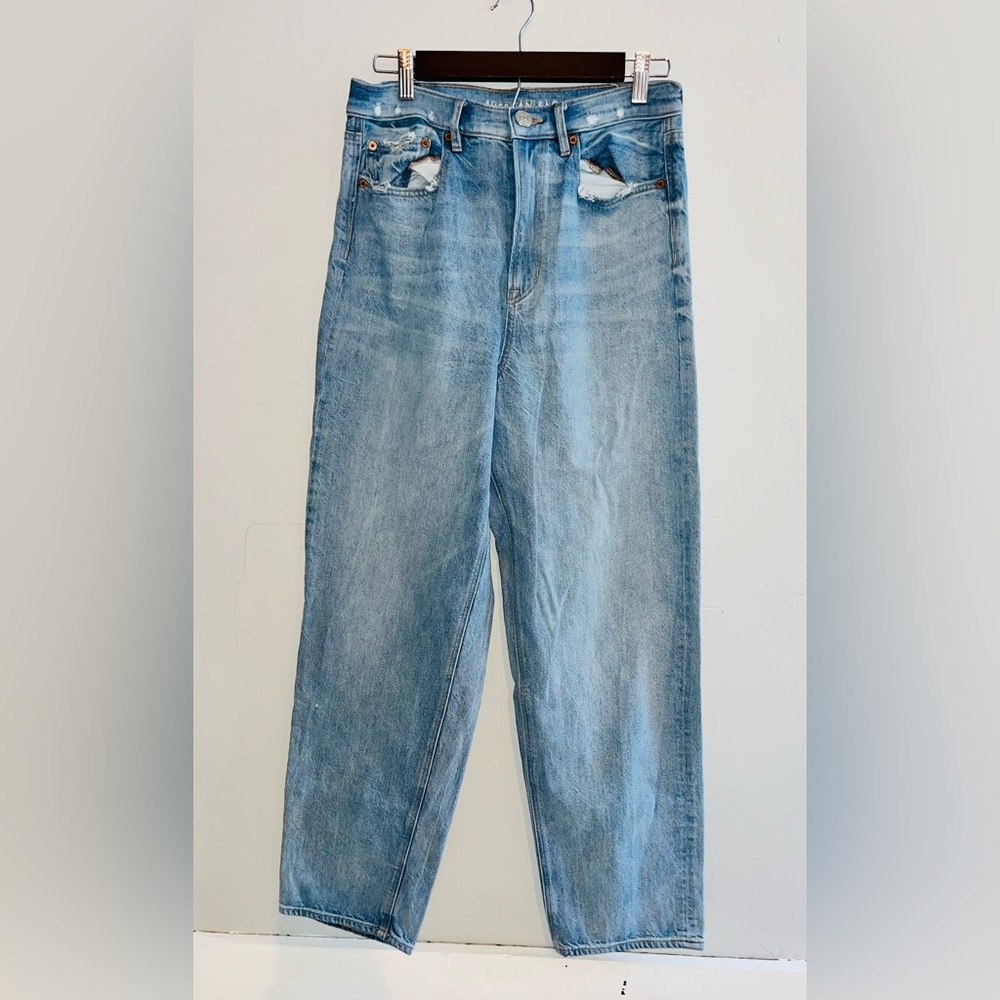 American Eagle Outfitters Sky Blue High Rise Jeans